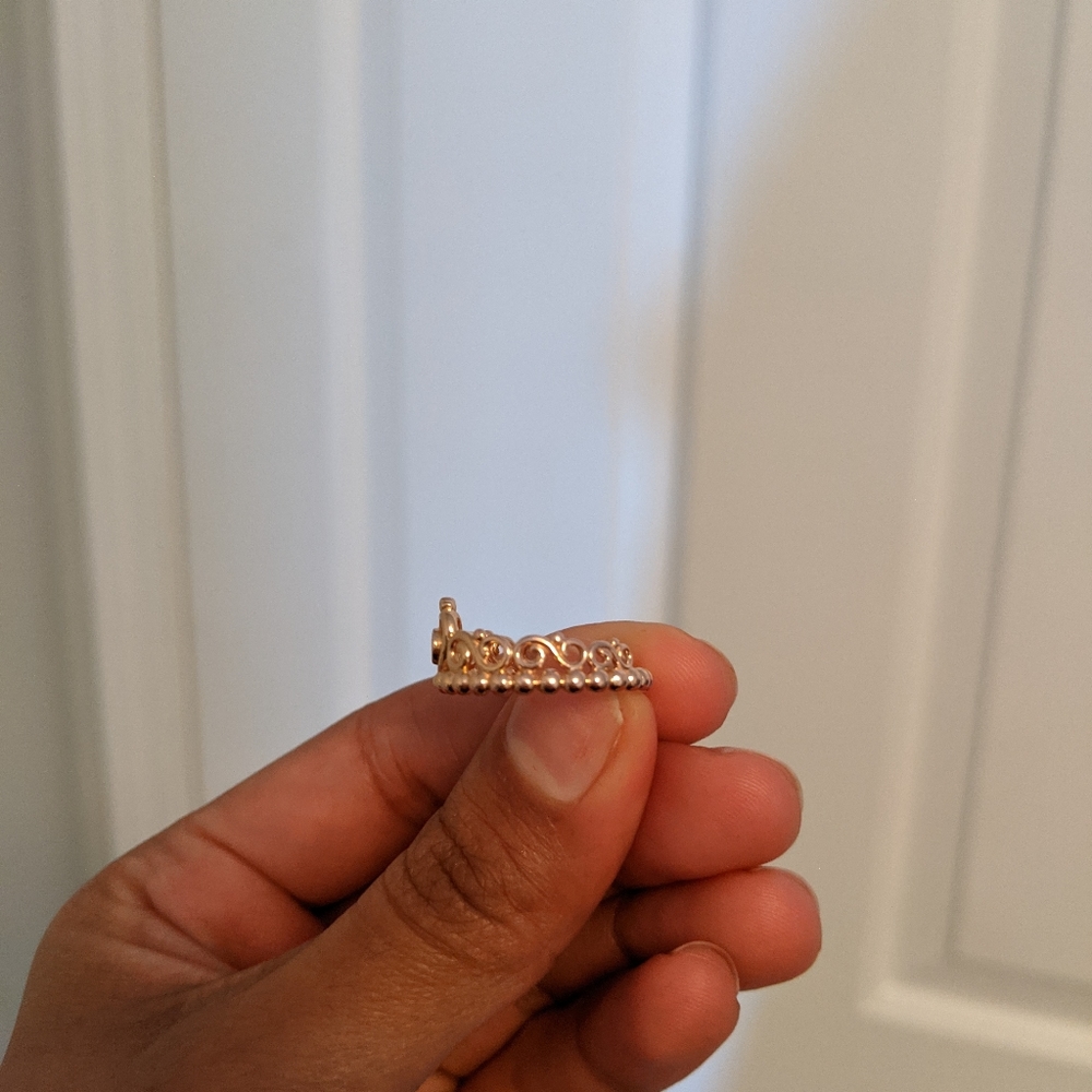 Princess tiara crown ring - Picture 6 of 8